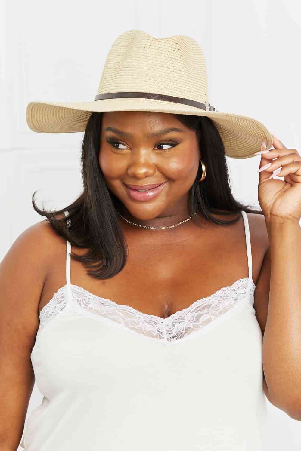 Boho Summer Straw Fedora Hat - White / One Size - Accessories - Hats - 3 - 2024