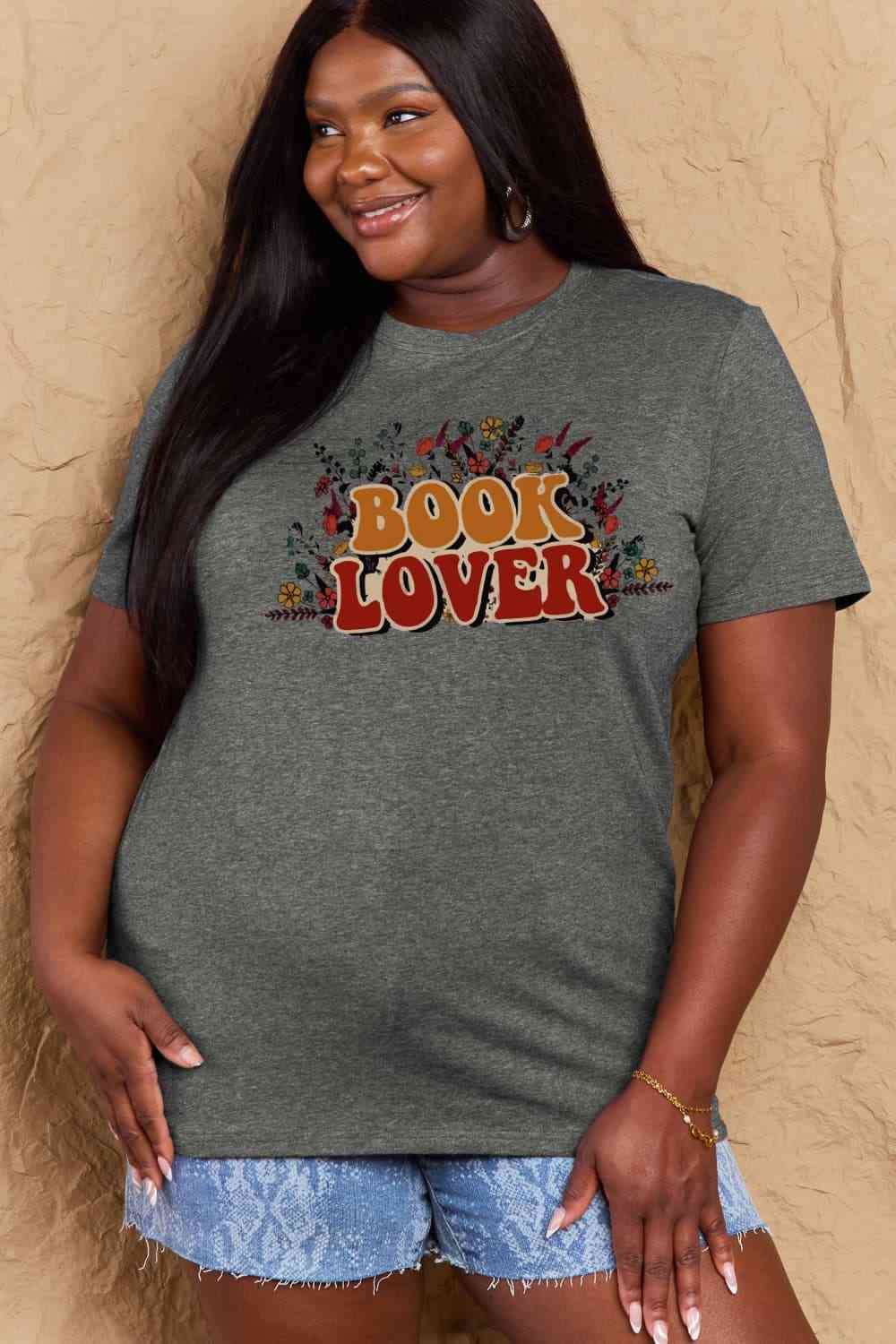 BOOK LOVER Graphic Cotton Tee - T-Shirts - Shirts & Tops - 8 - 2024