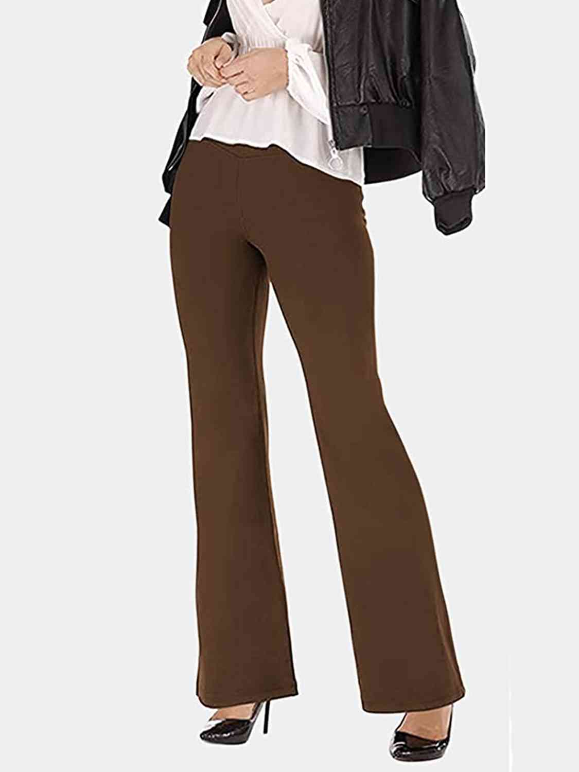 V-Waist Bootcut Long Pants - Bottoms - Pants - 15 - 2024