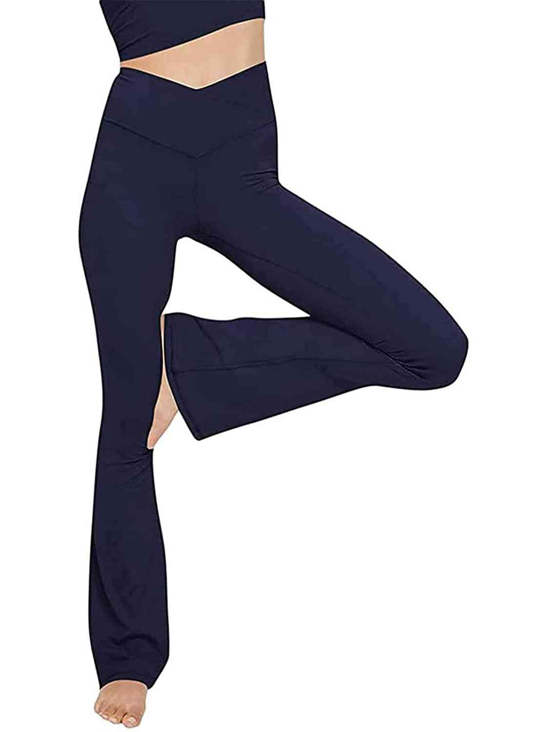 V-Waist Bootcut Long Pants - Dark Navy / S - Bottoms - Pants - 34 - 2024