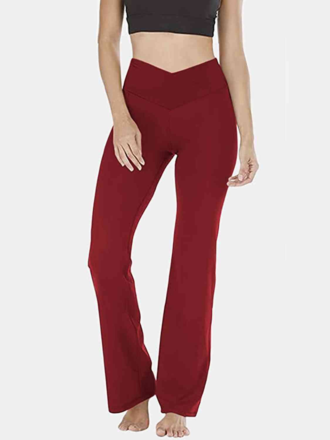 V-Waist Bootcut Long Pants - Bottoms - Pants - 5 - 2024