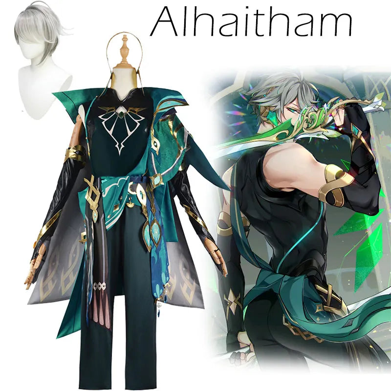 Alhaitham Cosplay Costume - Genshin Impact - Clothing wig suit / XS / Genshin Impact - Bottoms - Costumes - 1 - 2024