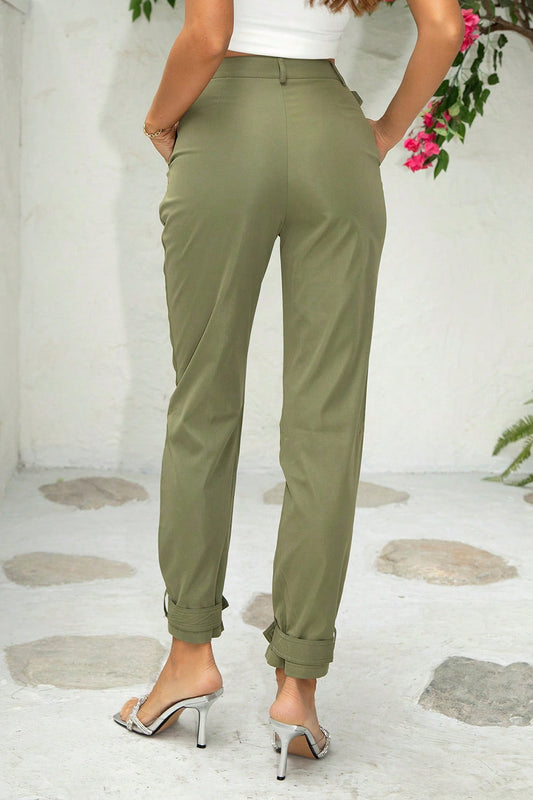 Belt Detail Jogger Pants - Bottoms - Pants - 2 - 2024