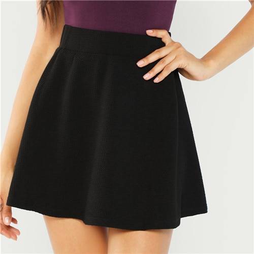 Black High Waist Mini Skirt - Black / S - Bottoms - Shirts & Tops - 14 - 2024