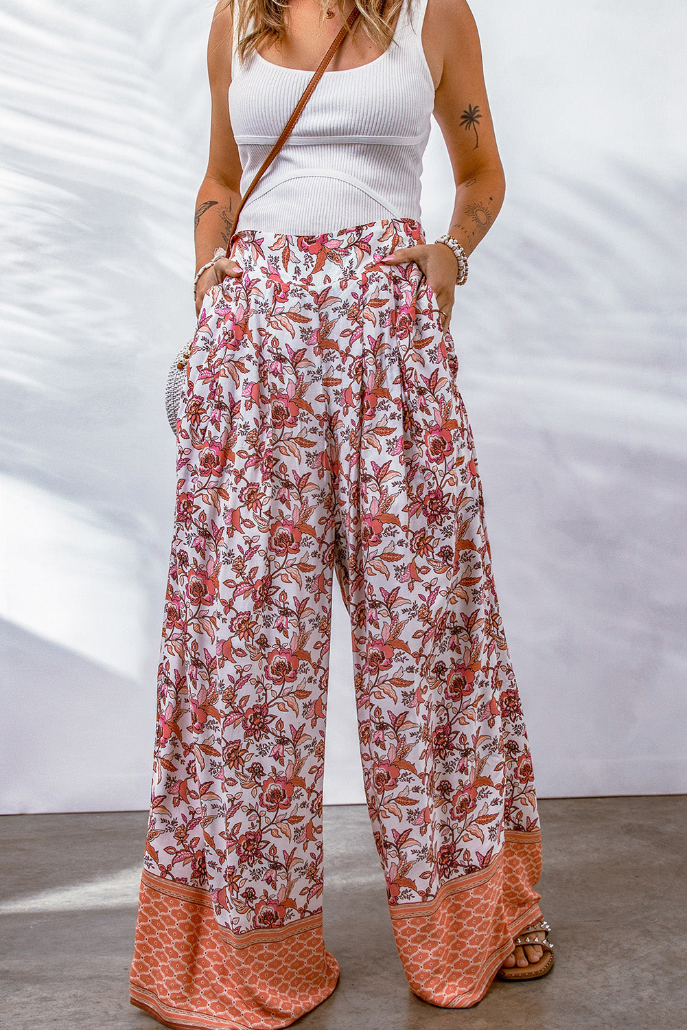 Bohemian Pleated Culottes - Bottoms - Pants - 4 - 2024