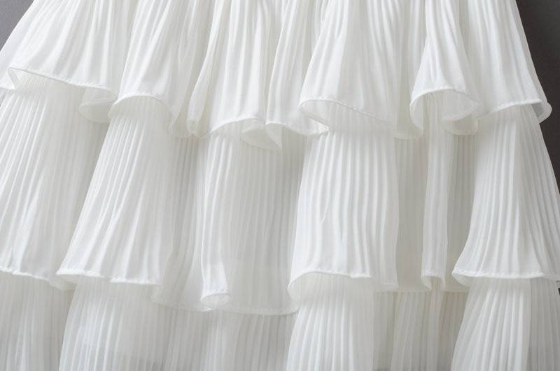 Boho Ruffle Mini Skirt With Elastic Waist - Bottoms - Skirts - 10 - 2024
