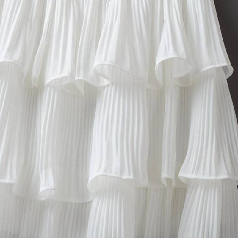 Boho Ruffle Mini Skirt With Elastic Waist - Bottoms - Skirts - 5 - 2024