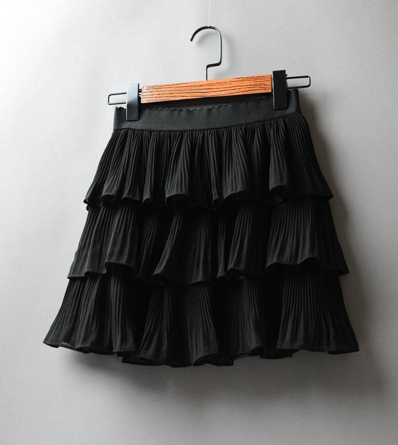 Boho Ruffle Mini Skirt With Elastic Waist - Bottoms - Skirts - 7 - 2024