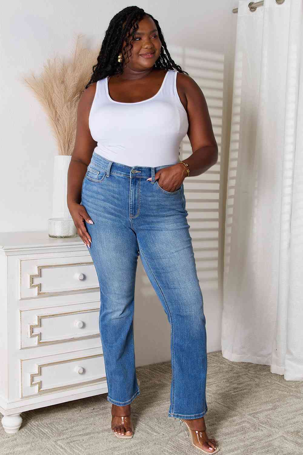 Bootcut Jeans with Pockets - Bottoms - Pants - 4 - 2024