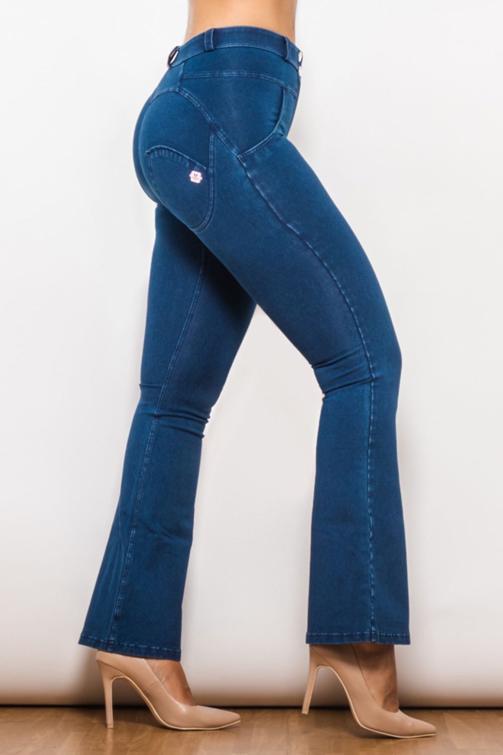 Buttoned Flare Long Jeans - Bottoms - Pants - 5 - 2024