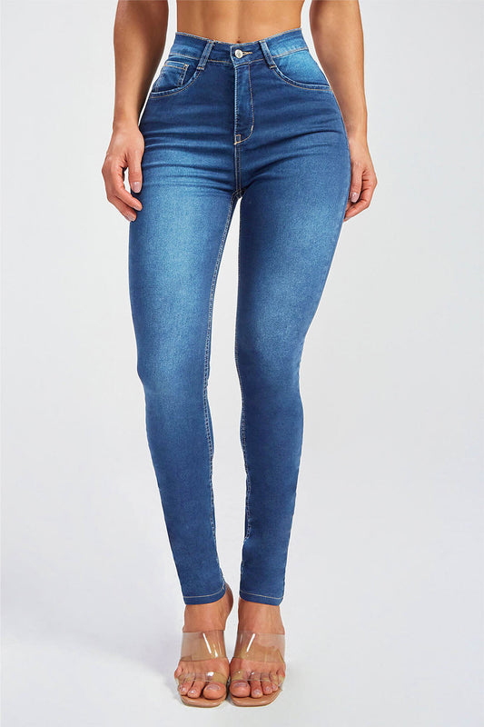Buttoned Skinny Jeans - Medium / S - Bottoms - Pants - 1 - 2024