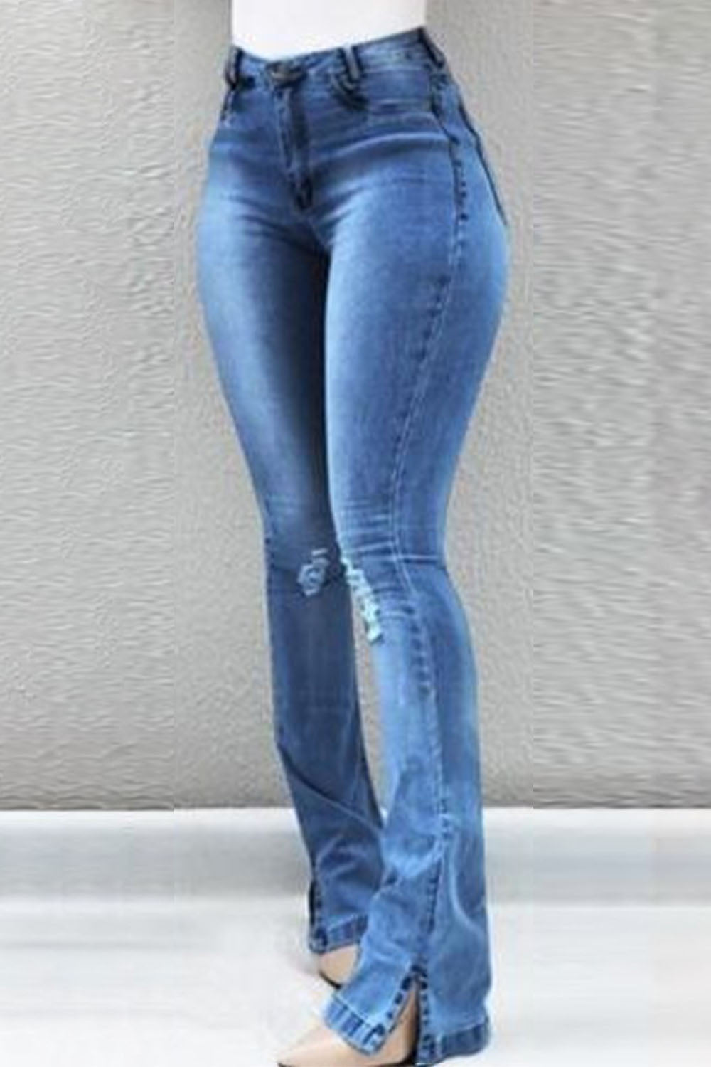 Buttoned Slit Jeans - Medium / S - Bottoms - Pants - 7 - 2024