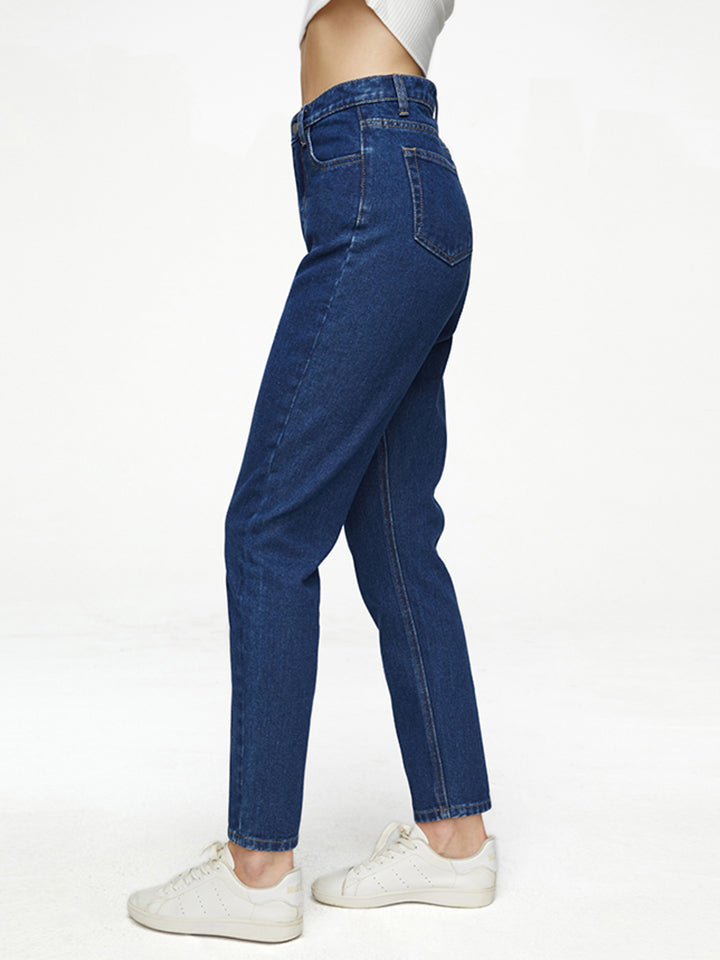 Casual Buttoned Long Jeans - Bottoms - Pants - 3 - 2024