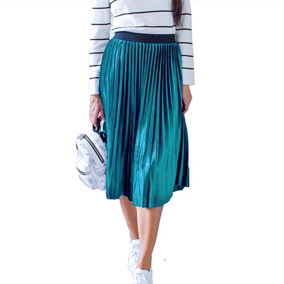 Colorful Pleated Skirt - Bottoms - Skirts - 1 - 2024