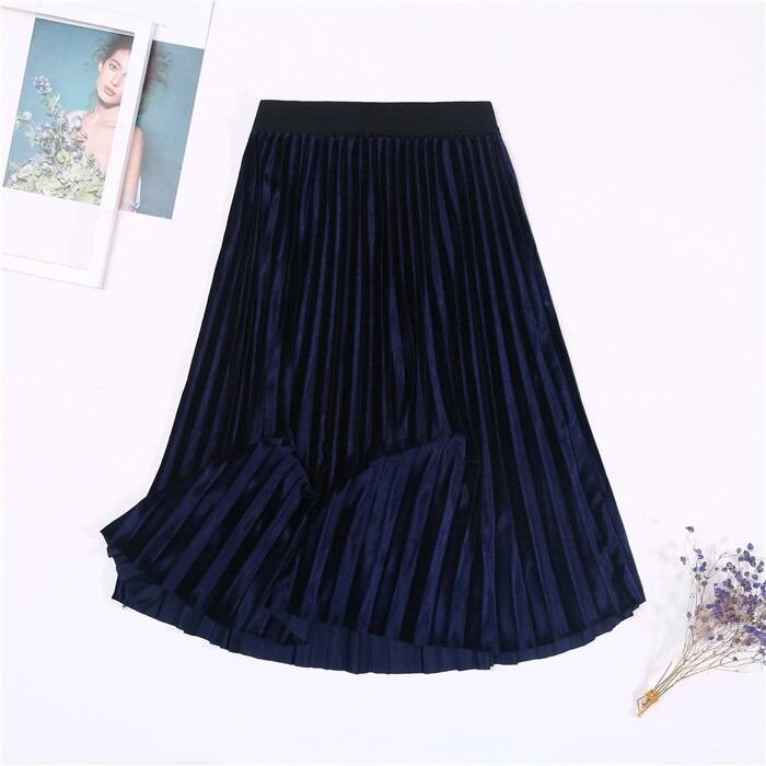 Colorful Pleated Skirt - Bottoms - Skirts - 10 - 2024