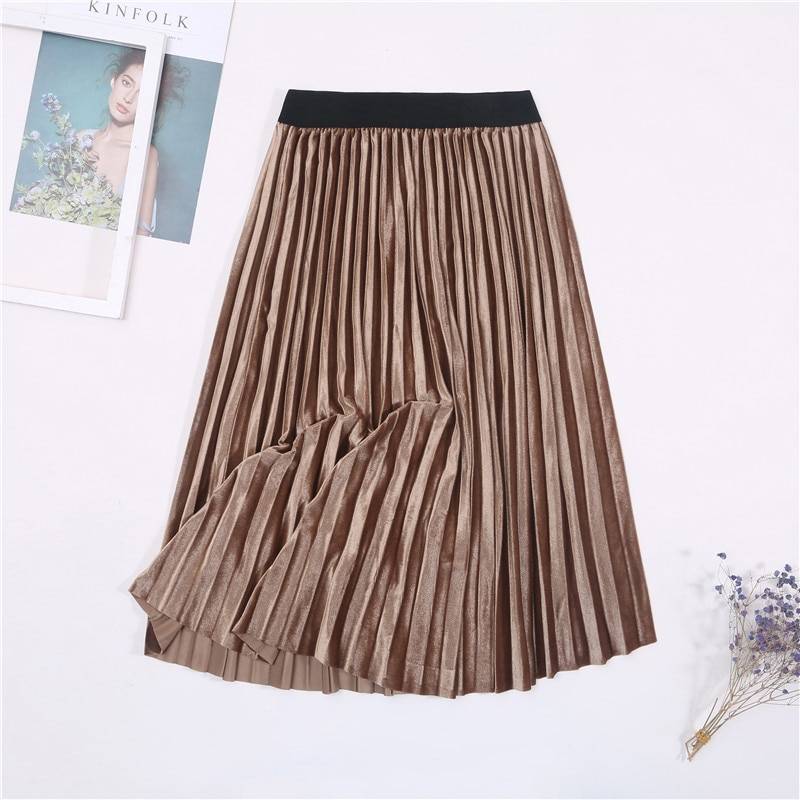 Colorful Pleated Skirt - Bottoms - Skirts - 5 - 2024