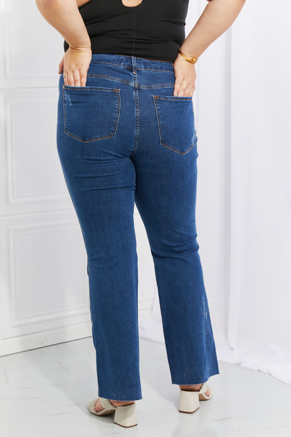 Cool Denim Tummy Control Flare - Bottoms - Pants - 7 - 2024