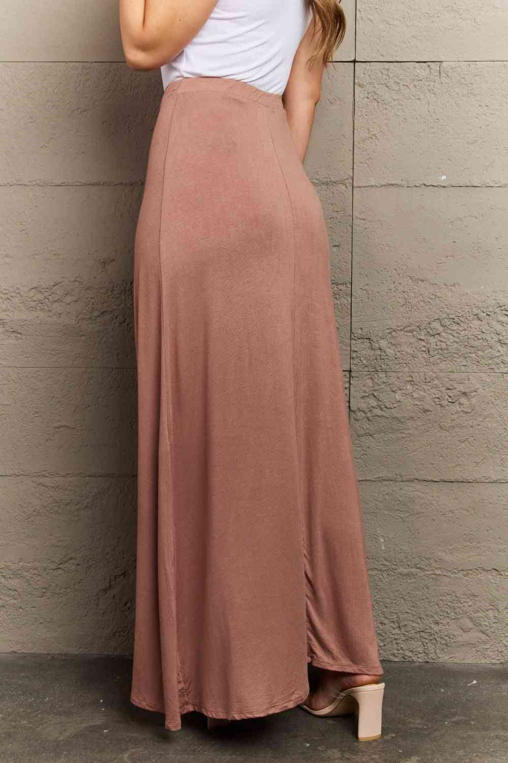 For The Day Full Size Flare Maxi Skirt in Chocolate - Bottoms - Skirts - 2 - 2024