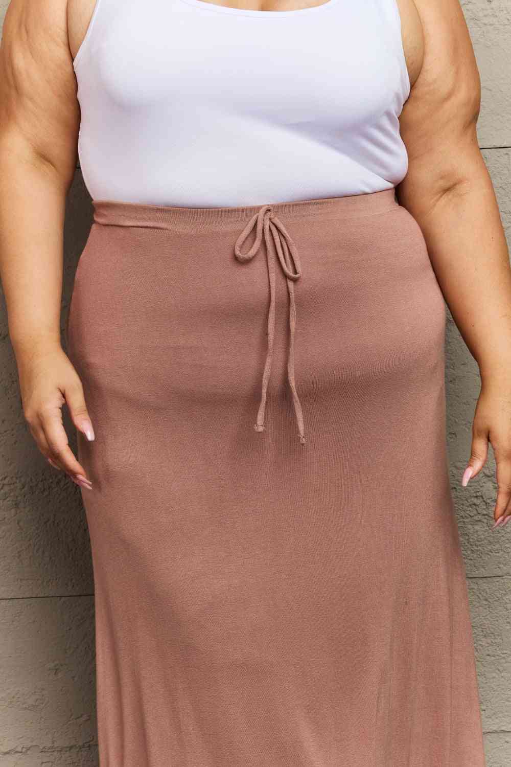 For The Day Full Size Flare Maxi Skirt in Chocolate - Bottoms - Skirts - 10 - 2024