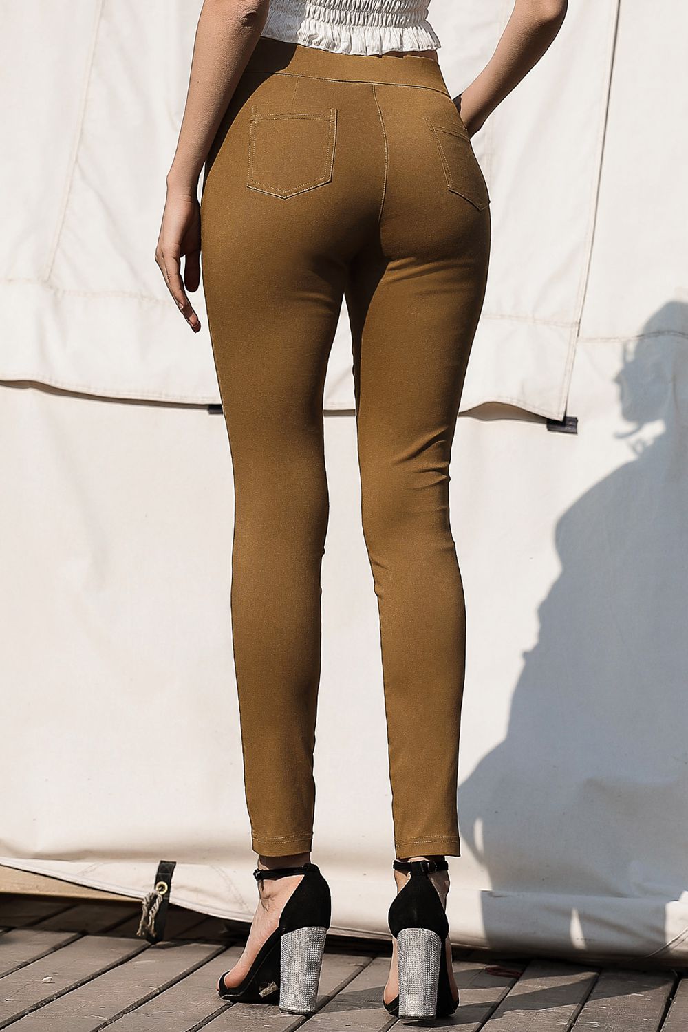 Double-Breasted Skinny Pants - Bottoms - Pants - 2 - 2024