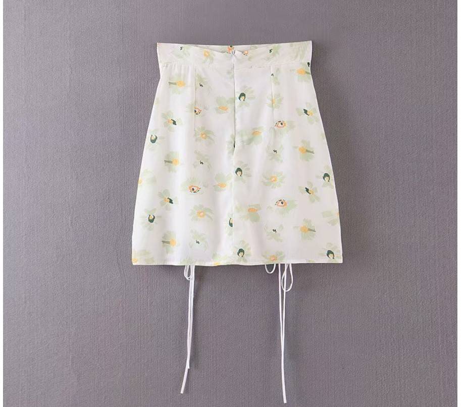 Drawstring Mini Skirt - Bottoms - Skirts - 2 - 2024