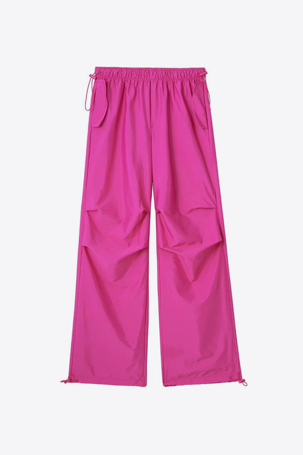 Drawstring Waist Pants with Pockets - Pink / XS - Bottoms - Pants - 18 - 2024