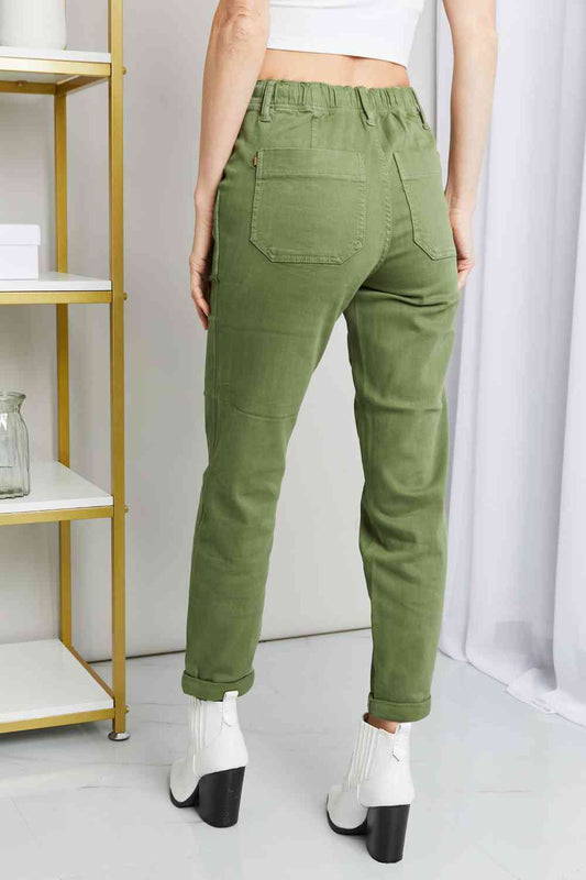 Drawstring Waist Pocket Jeans - Bottoms - Pants - 2 - 2024