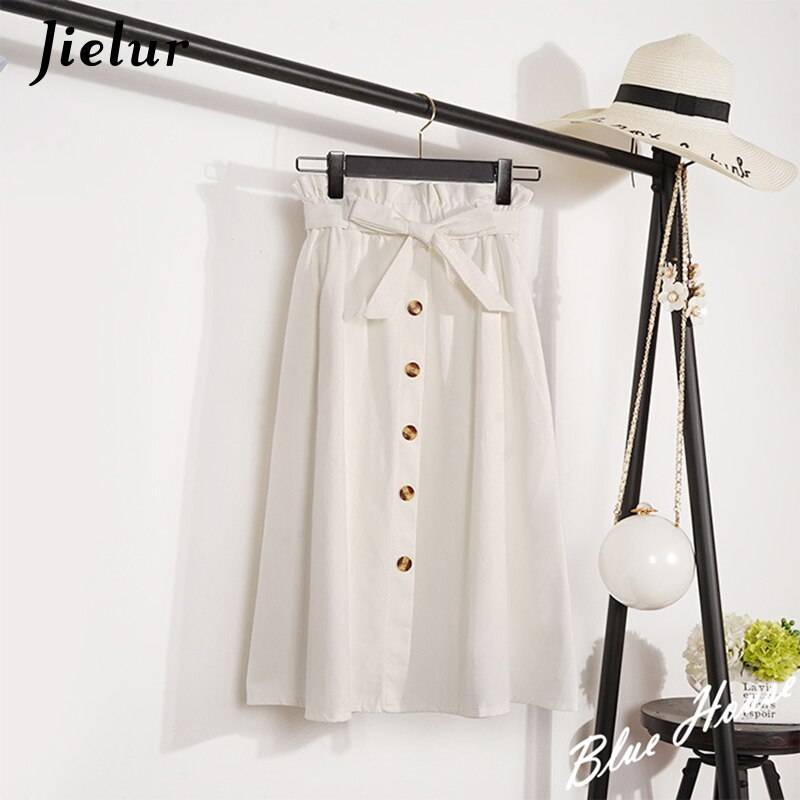 Elegant High Waist Pleated Skirts - White / One Size - Bottoms - Clothing - 18 - 2024