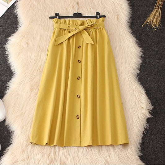 Elegant High Waist Pleated Skirts - Bottoms - Clothing - 1 - 2024