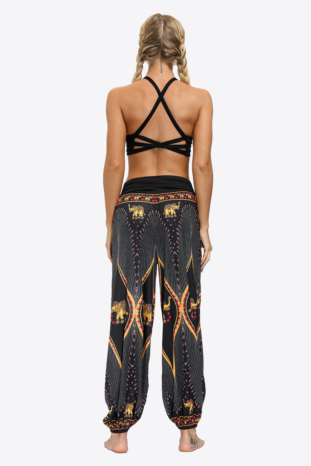 Exotic Style Printed Ruched Pants - Bottoms - Pants - 12 - 2024