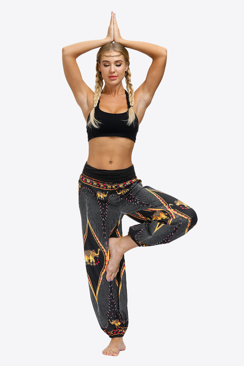Exotic Style Printed Ruched Pants - Bottoms - Pants - 8 - 2024