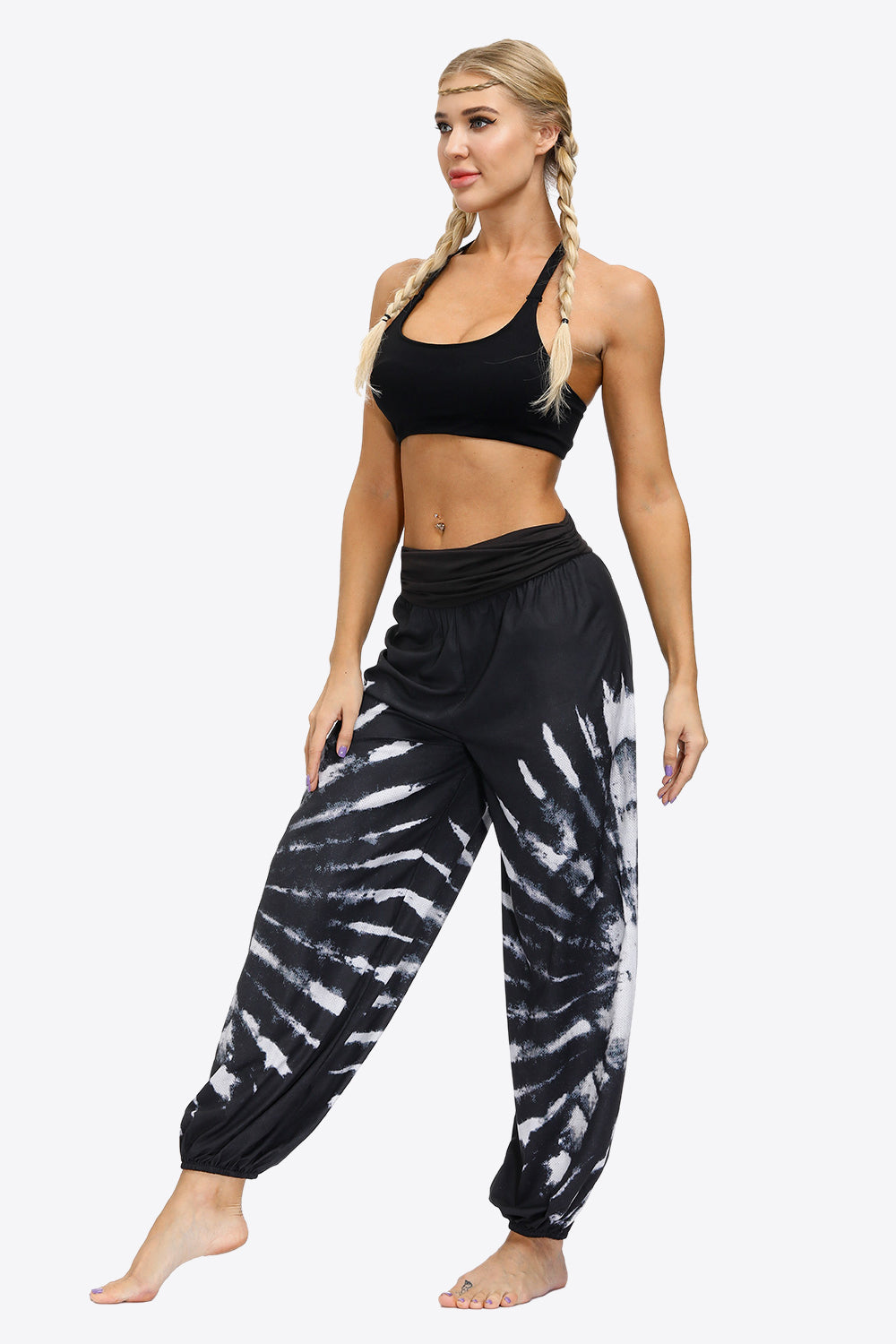 Exotic Style Printed Ruched Pants - Bottoms - Pants - 3 - 2024