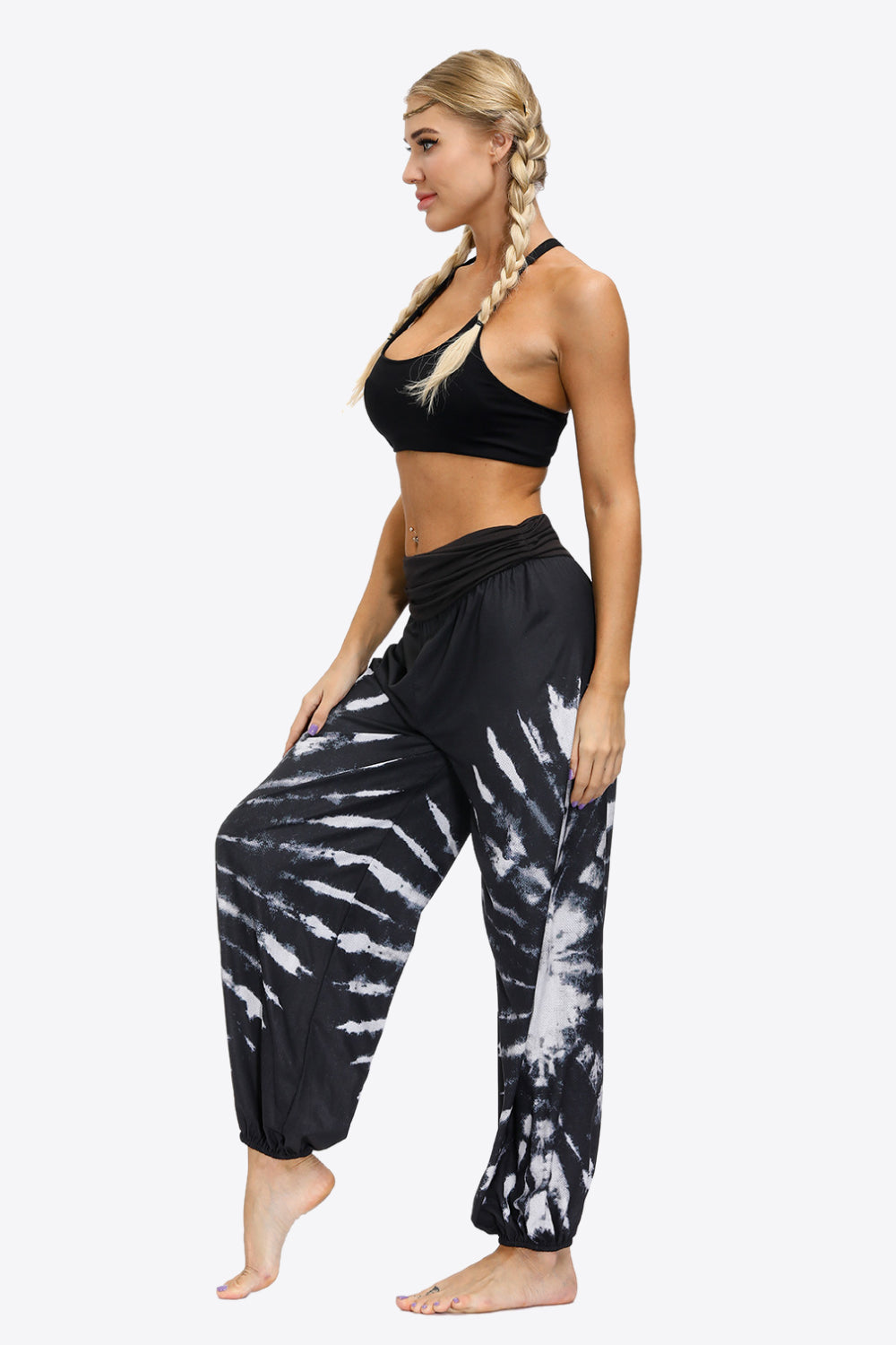 Exotic Style Printed Ruched Pants - Bottoms - Pants - 4 - 2024