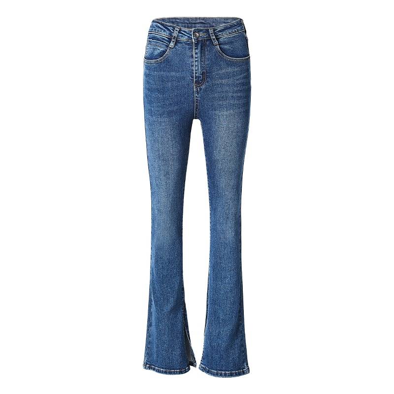 Flared High Waist Skinny Jeans - Dark Blue / XL / Nearest Warehouse - Bottoms - Clothing - 18 - 2024