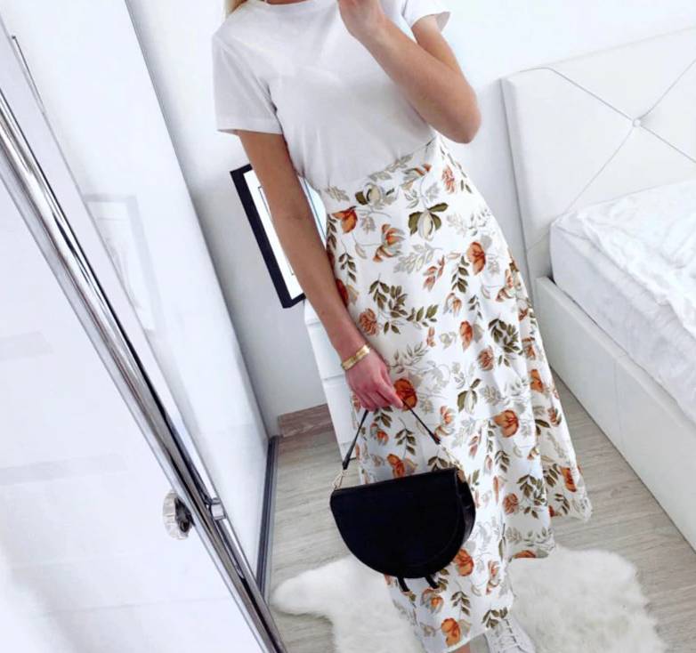 Floral Print Maxi Skirt - Bottoms - Clothing - 2 - 2024
