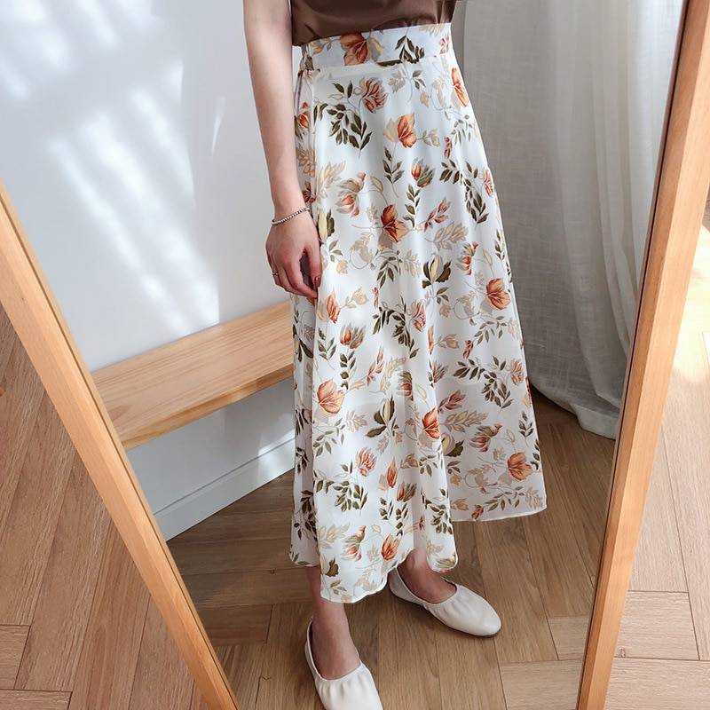 Floral Print Maxi Skirt - Bottoms - Clothing - 6 - 2024