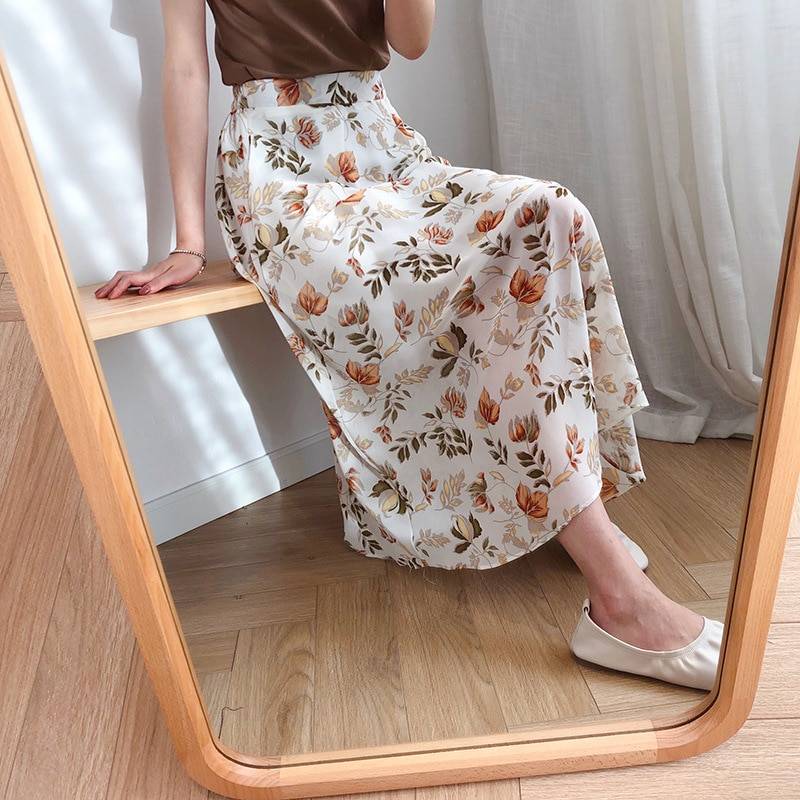 Floral Print Maxi Skirt - Bottoms - Clothing - 7 - 2024