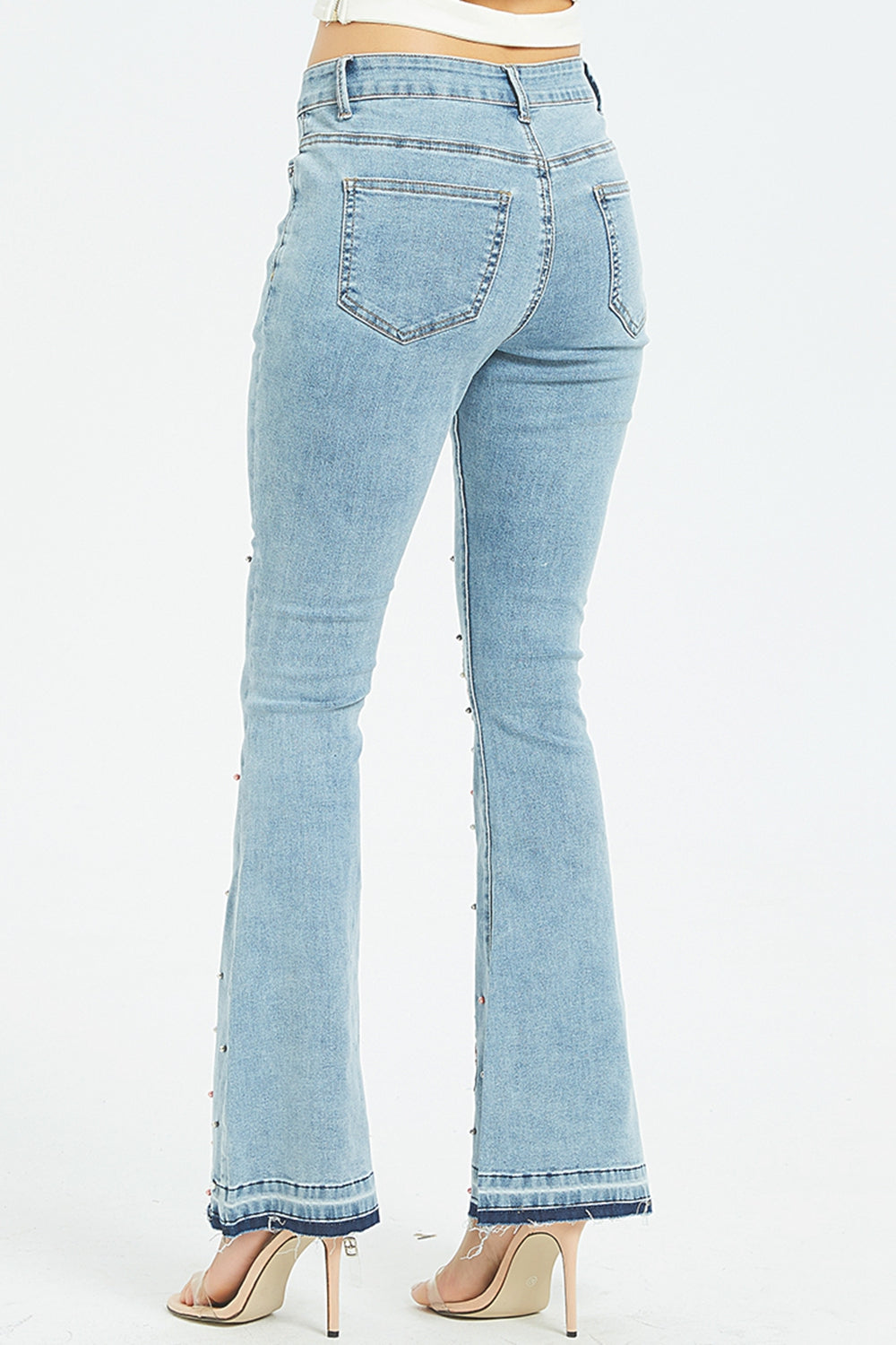 Flower Power Wide Leg Jeans - Bottoms - Pants - 2 - 2024