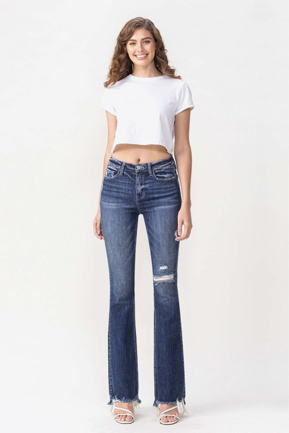 Full Size High Rise Flare Jeans - Bottoms - Pants - 4 - 2024