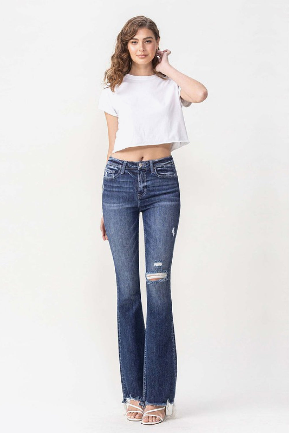 Full Size High Rise Flare Jeans - Bottoms - Pants - 3 - 2024