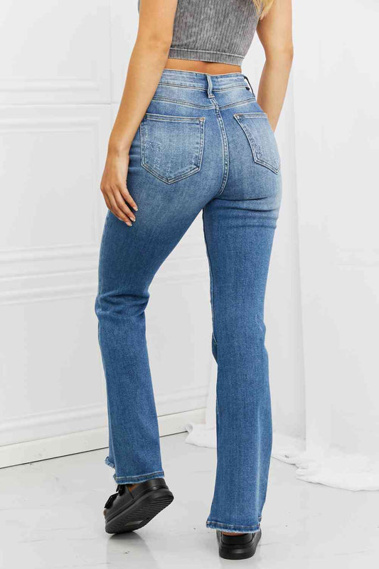 Full Size Iris High Waisted Flare Jeans - Bottoms - Pants - 2 - 2024