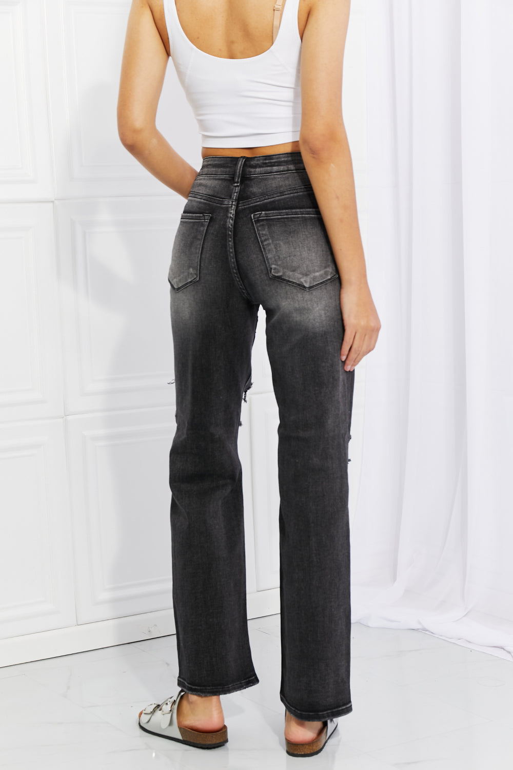 Full Size Lois Distressed Loose Fit Jeans - Bottoms - Pants - 4 - 2024