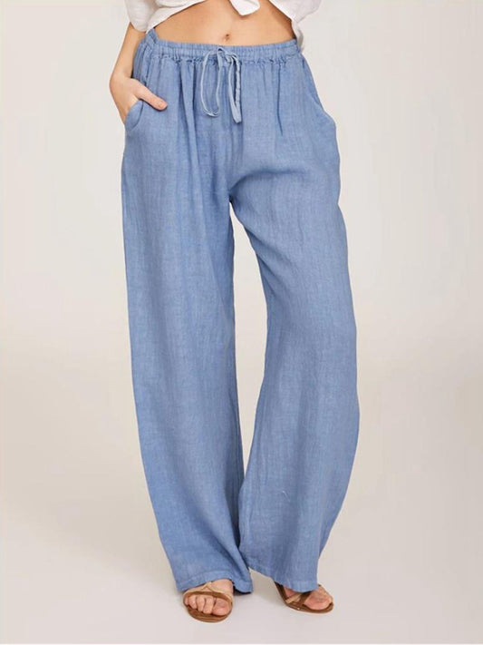 Full Size Long Pants - Blue / S - Bottoms - Pants - 1 - 2024