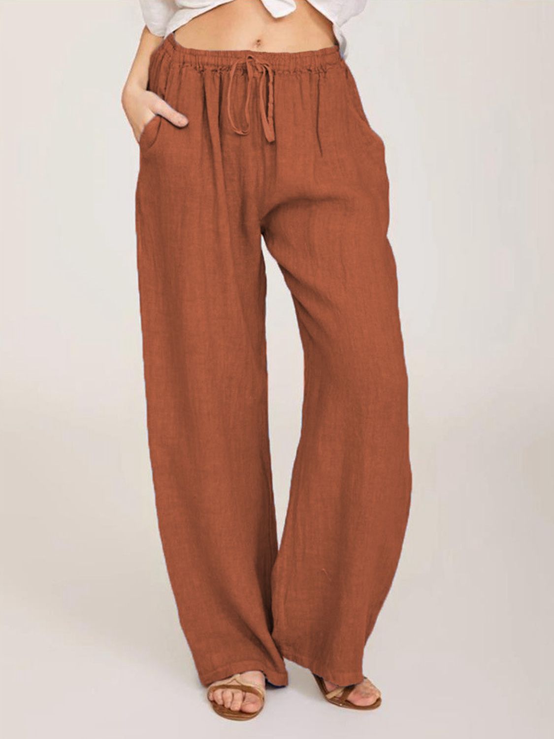 Full Size Long Pants - Red / S - Bottoms - Pants - 10 - 2024
