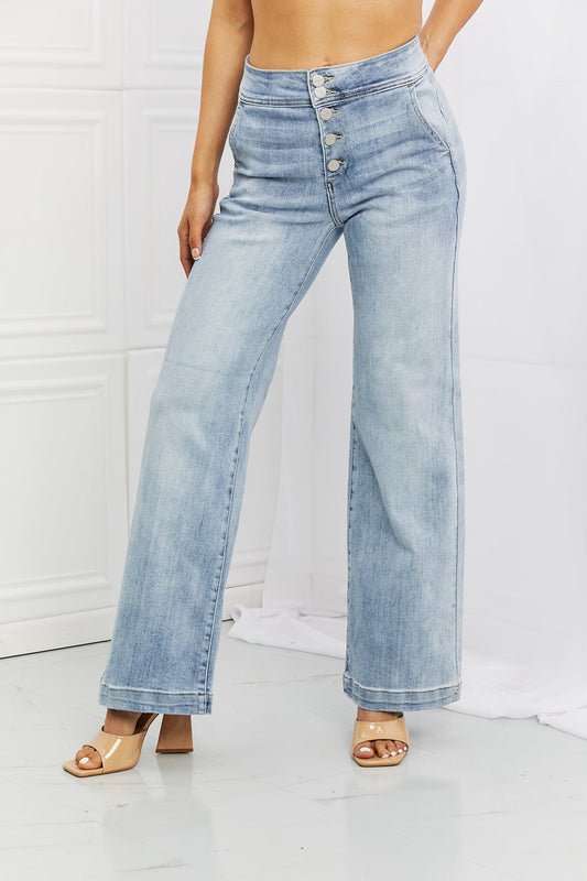Full Size Luisa Wide Flare Jeans - Light / 1(25) - Bottoms - Pants - 1 - 2024