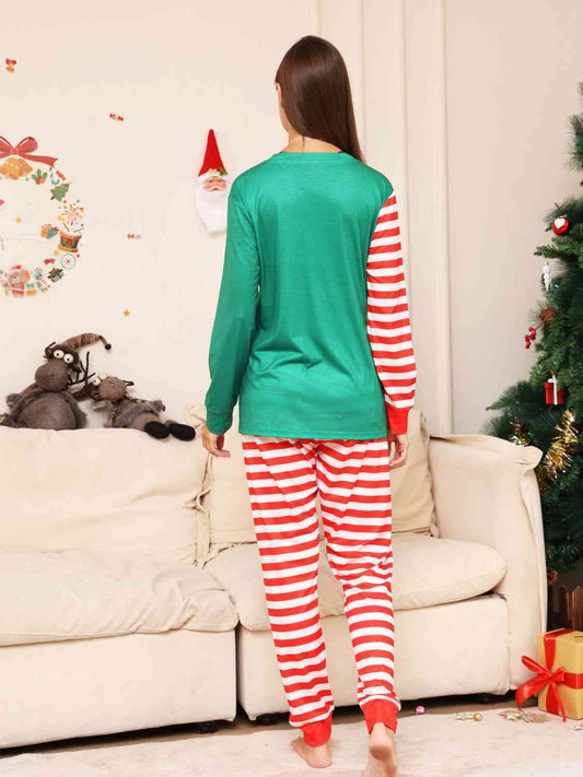 Full Size MERRY CHRISTMAS Top and Pants Set - Kawaii Stop - "MERRY CHRISTMAS" Set, Celebrate in Style, Christmas, Christmas Celebration, Christmas Ensemble, Christmas Spirit, Christmas Style, Comfortable Christmas Wear, Comfortable Holiday Wear, Festive Clothing, Festive Outfit, Festive Top and Pants, Holiday Cheer, Holiday Party Attire, Holiday Season Style, Holiday Wardrobe, Joyful Festivities, Seasonal Comfort, Seasonal Fashion, Ship From Overseas, Two-Piece Set, Z.Y@