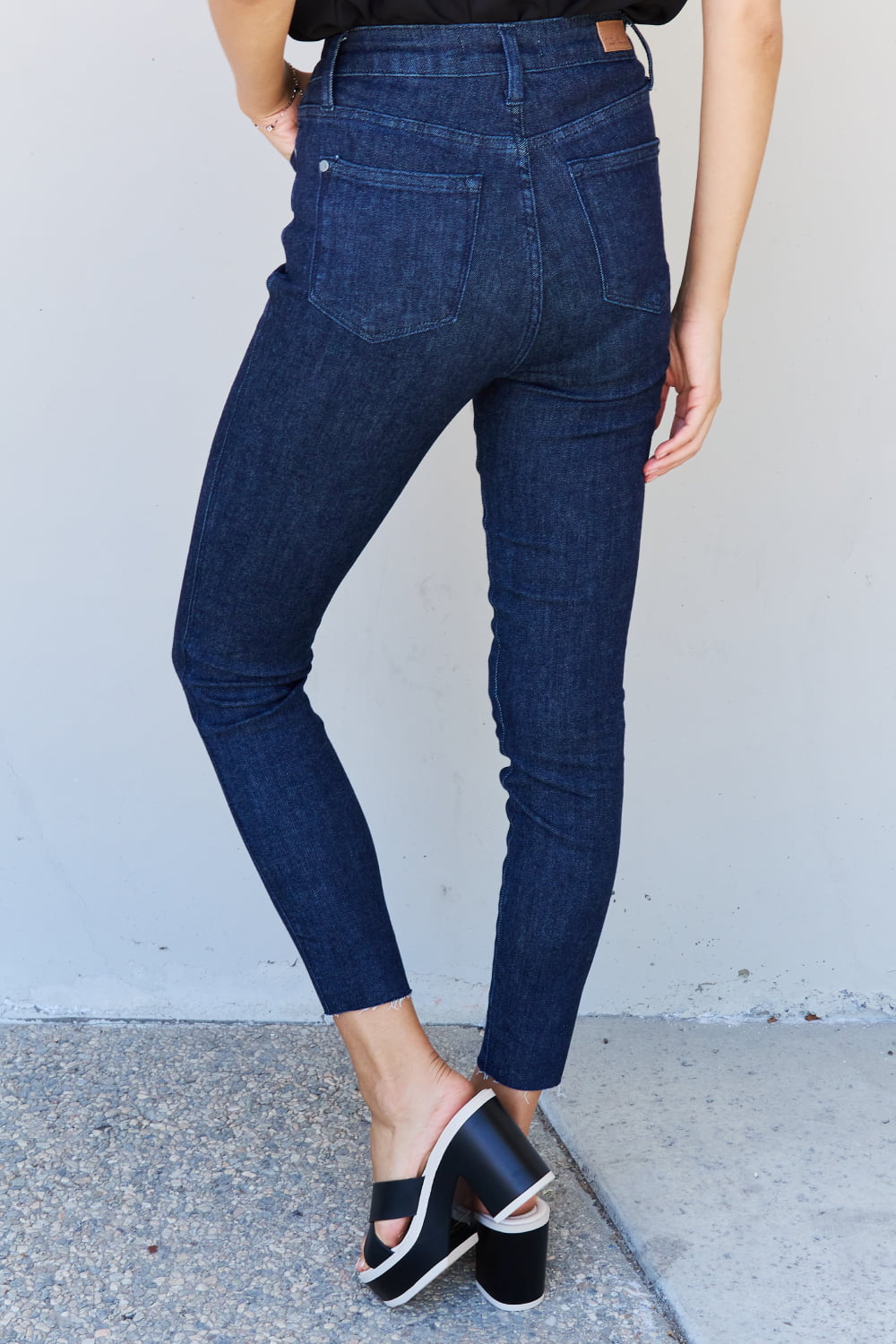Full Size Tummy Control High Waist Skinny Jeans - Bottoms - Pants - 2 - 2024