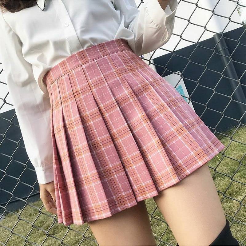 Harajuku Pleated Skirts - Pink / XS - Bottoms - Skirts - 16 - 2024