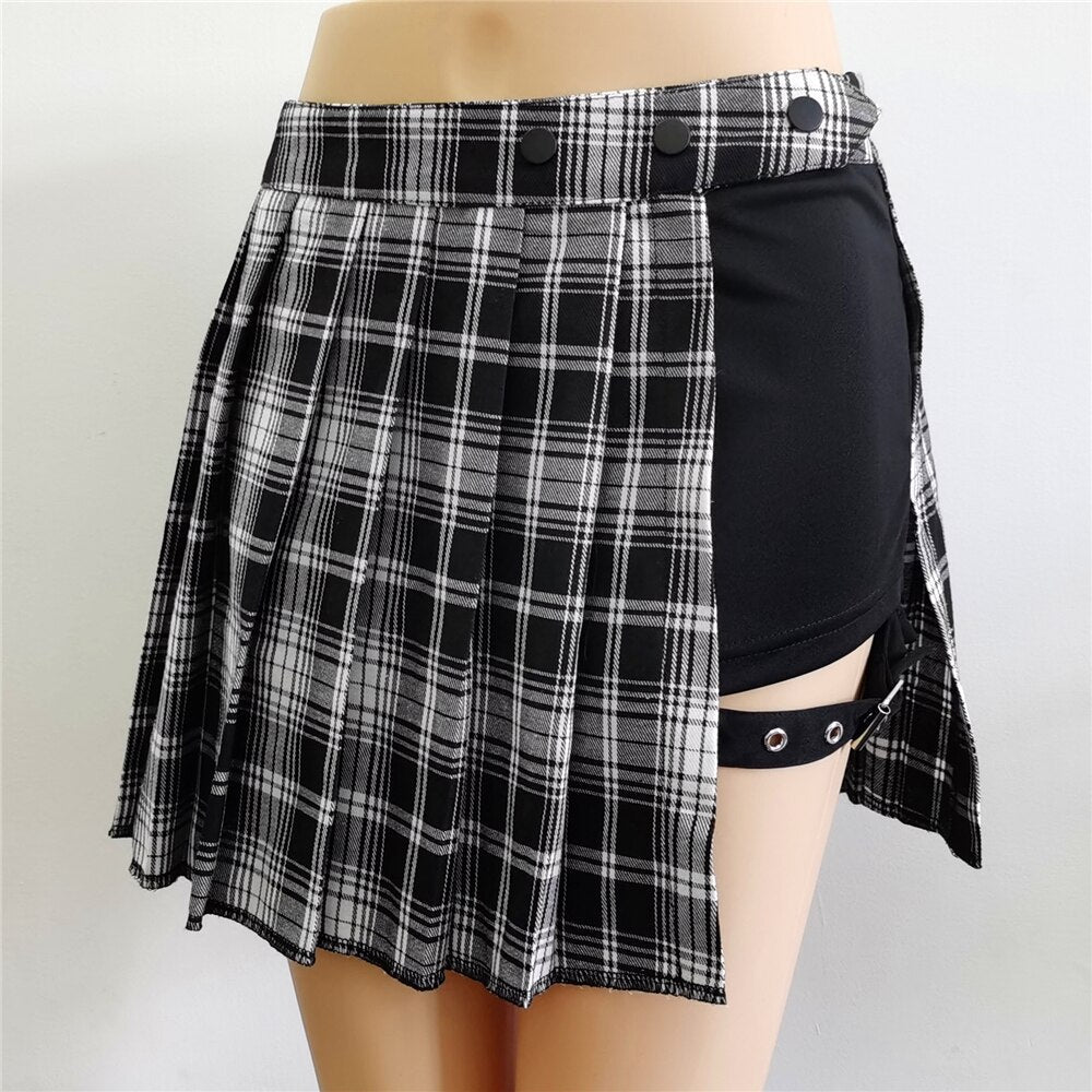 Harajuku Punk Skirts - Multiple Options - White / Black / 4XL - Bottoms - Clothing - 67 - 2024