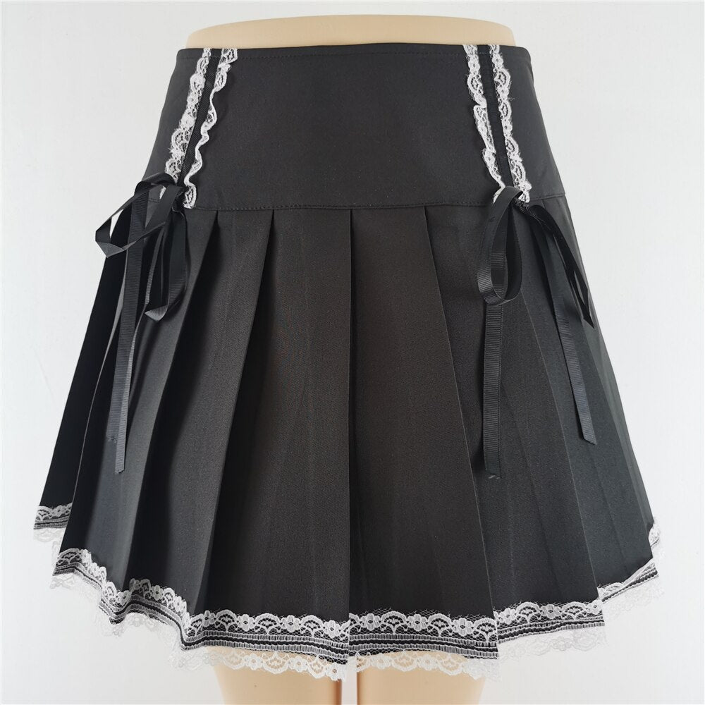 Harajuku Punk Skirts - Multiple Options - Black / White / S - Bottoms - Clothing - 65 - 2024
